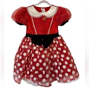 Disney Kids Minnie Mouse Dress Halloween Costume, size 7-8 kids